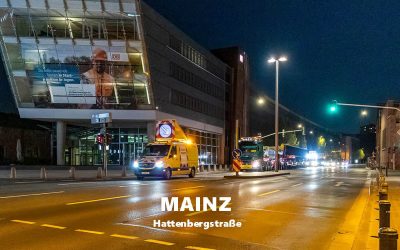 Schwertransport Mainz Hattenberg Straße